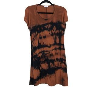 Olvia Rae Womens XL Bleach Tie Dyed Casual Dress